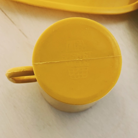 RARE Vintage 50s Basket Ville Picnic Dining Set - Picture 5 of 13